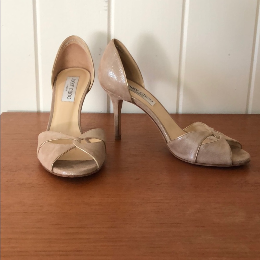 Jimmy Choo Nude Sandals/Heels. Good condition. - Picture 2 of 4